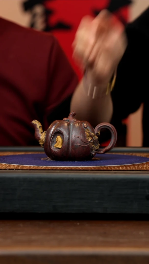 【闪购商品】紫砂茶壶CYL 紫御砂 南瓜15