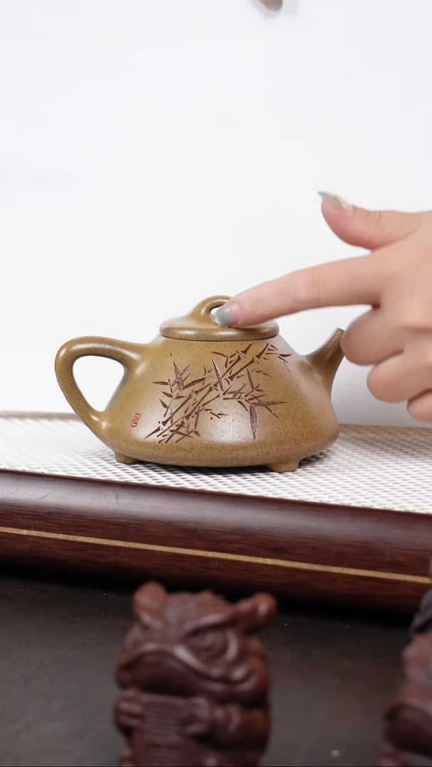 茶壶紫砂钱金泉子冶石瓢