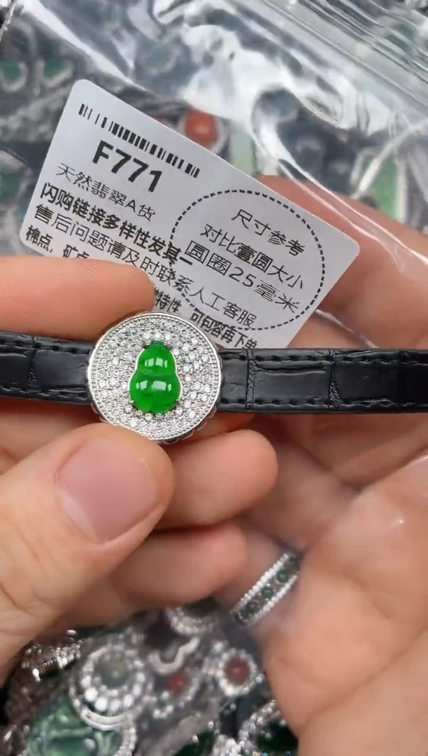 颈饰未镶嵌翡翠F771手链