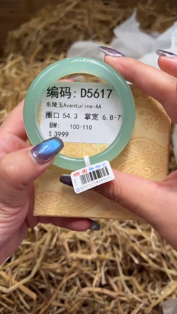 未镶嵌手镯石英质玉D5617