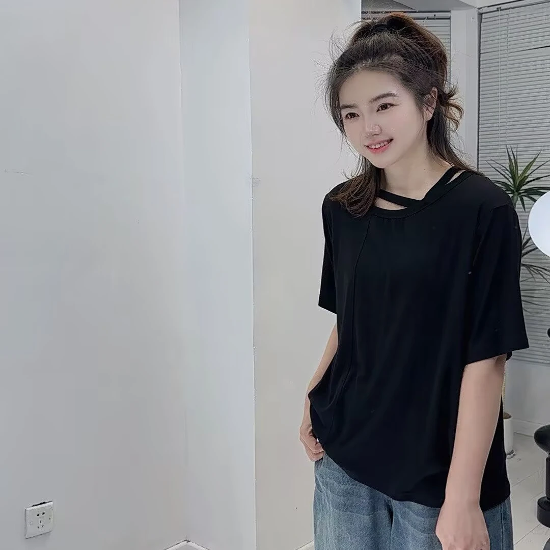 [黄念念][A001-A799] 合集夏女装显瘦百搭宽松短袖休闲T恤