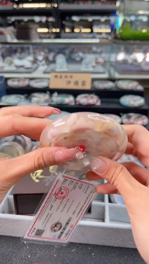 未镶嵌手镯石英质玉六*六圈口（赠品镯心）