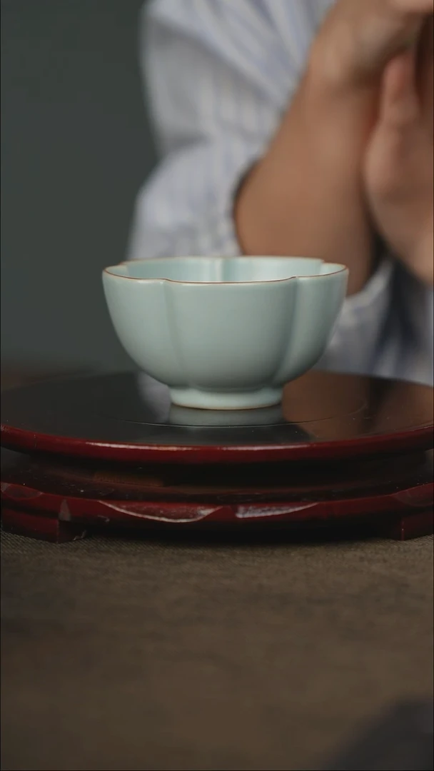 微微瑕 五瓣梅花杯