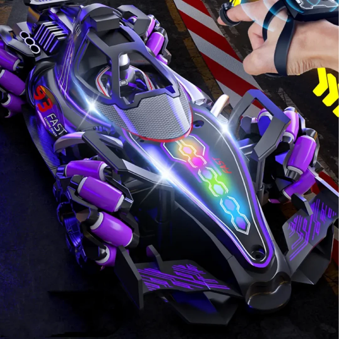 手势感应遥控车汽车儿童喷雾特技车四驱方程式漂移赛车男孩礼物