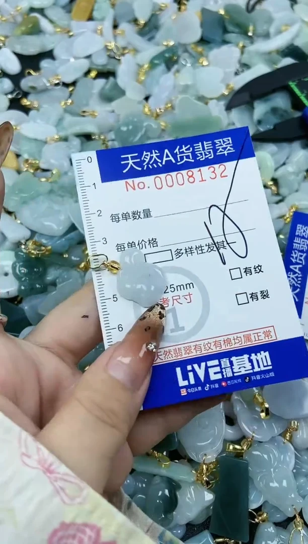 【闪购商品】翡翠颈饰未镶嵌天然A货翡翠