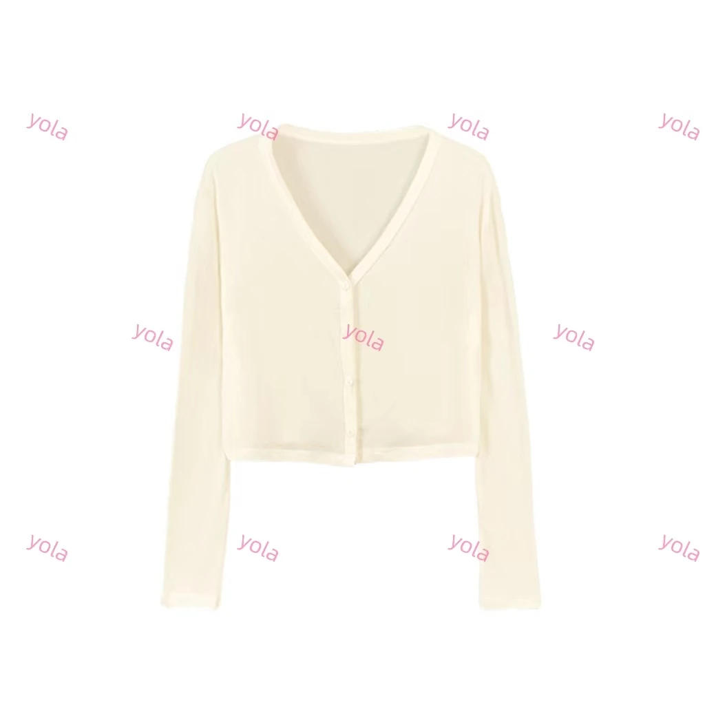 【大金】氛围感修身天丝开衫！温柔防晒纯欲风短外套-CY103