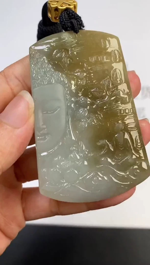 未镶嵌挂件翡翠370657    多人