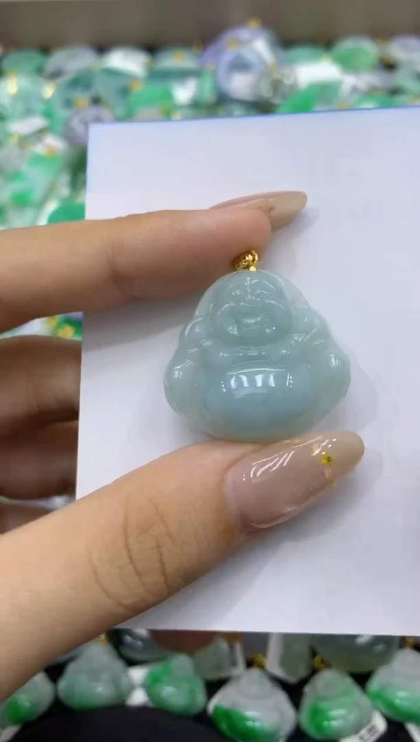 颈饰未镶嵌翡翠天然缅甸翡翠A货