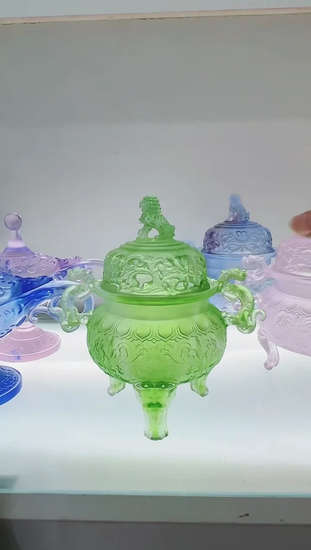 手工艺品琉璃古法琉璃帝王炉