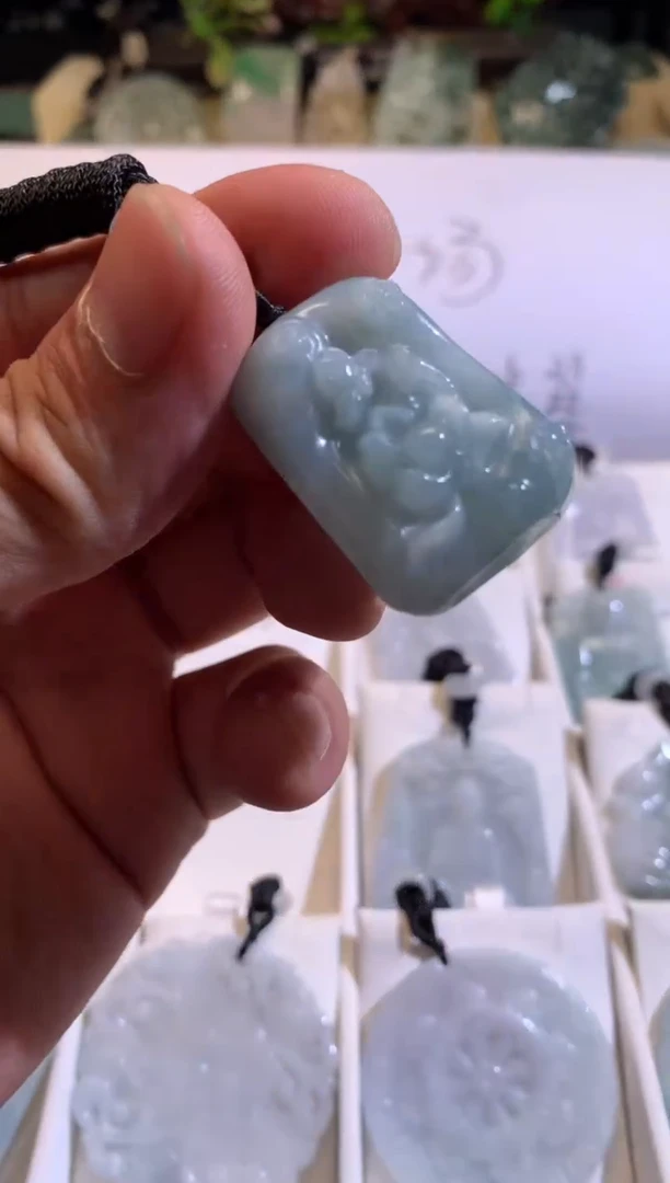 翡翠未镶嵌颈饰6/04/120