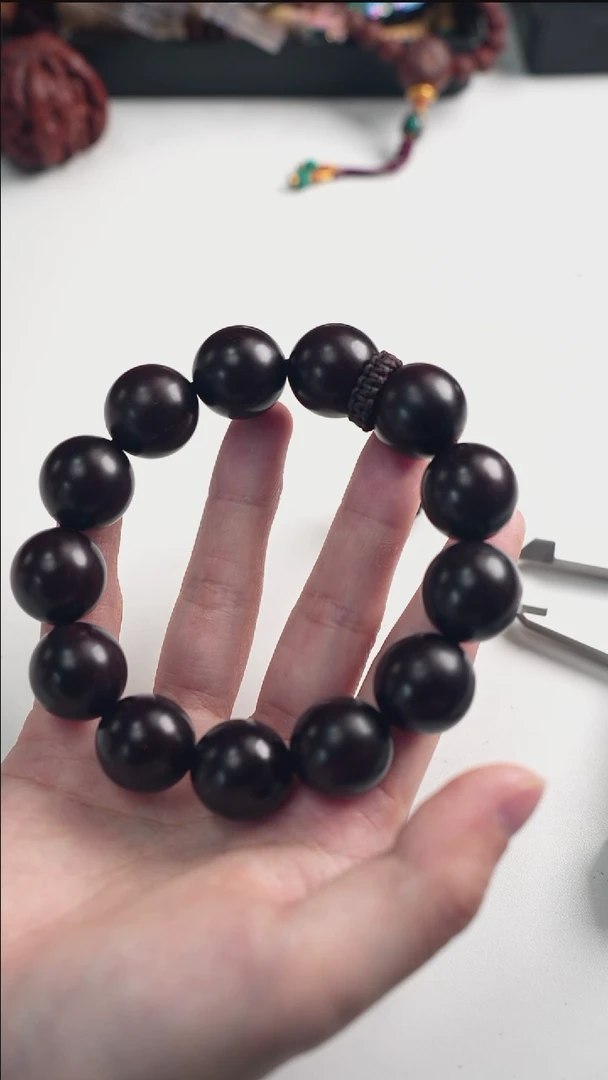 【闪购商品】小叶紫檀手串/手链小叶紫檀-圆珠-18mm