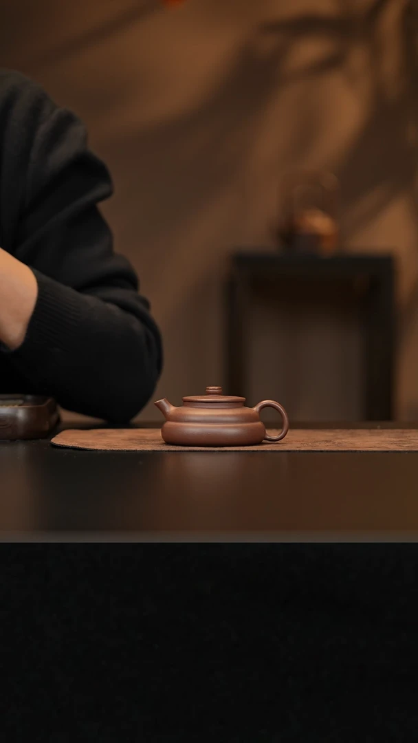 【闪购商品】紫砂茶壶允禾斋wxm 紫泥 福柿 130cc