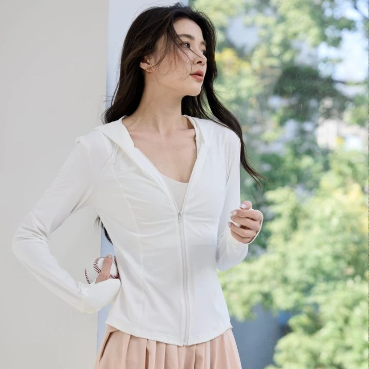 防晒外套百搭女连帽上衣防晒衣长袖夏季修身型户外运动显瘦休闲