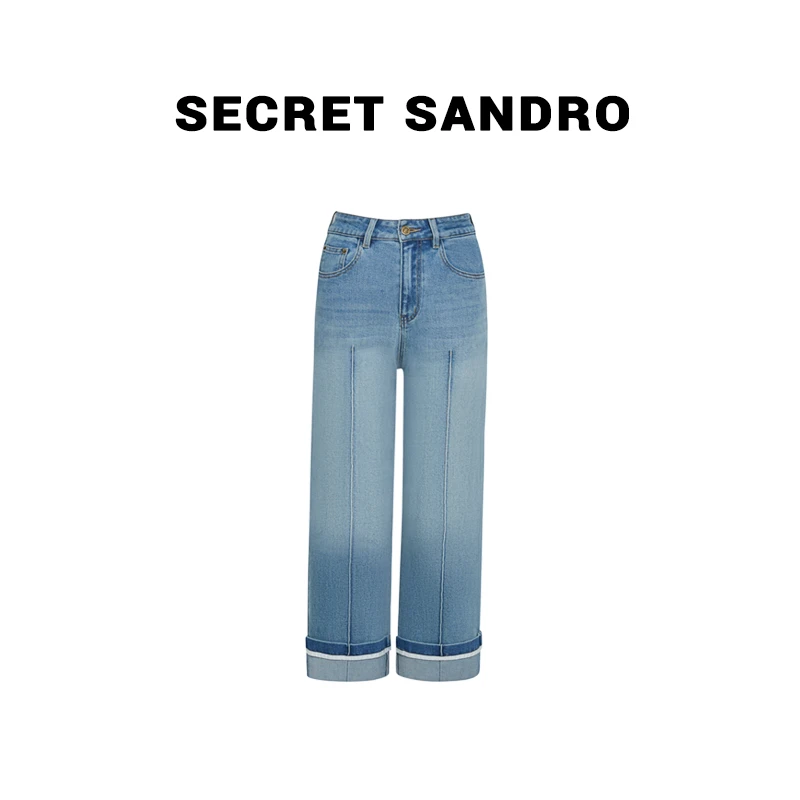 【春日牛仔】Secret Sandro 冉冉  牛仔裤 N25209011Q
