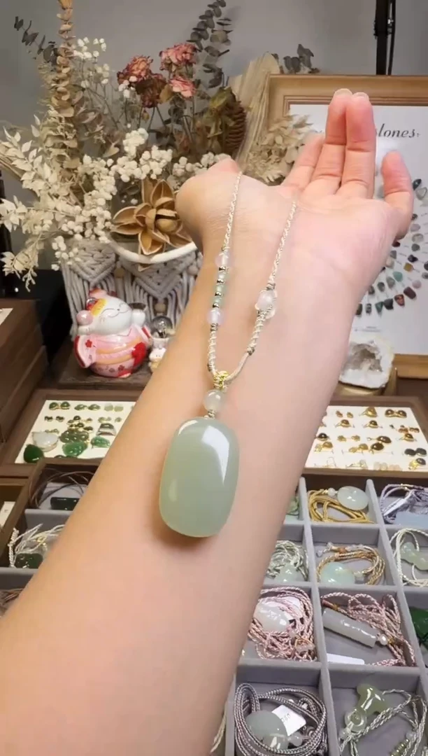 水晶摆件未镶嵌项链