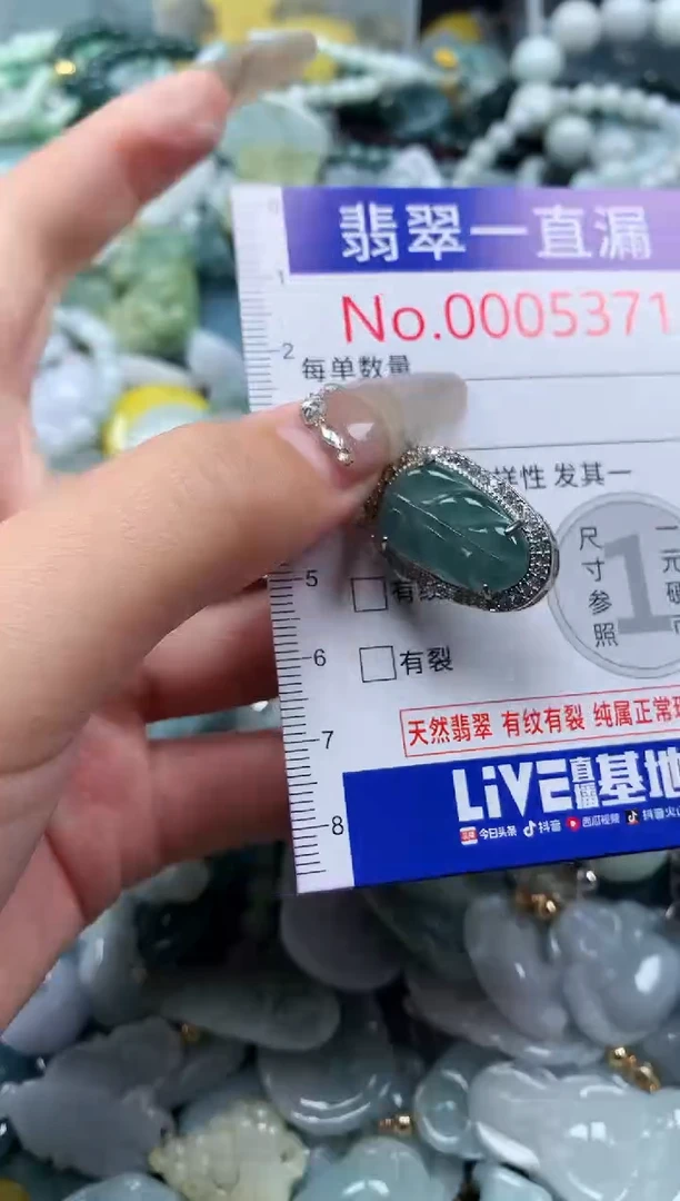 【闪购商品】翡翠吊坠(不含链)未镶嵌5371