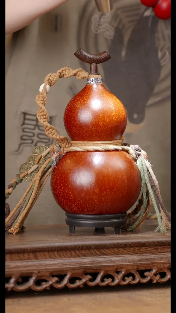 117号精品天然大漆酒葫芦一物一拍~