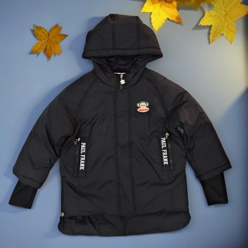 【办撞色短袖1018】paul frank/大嘴猴扣号T恤卫衣短款印花夏