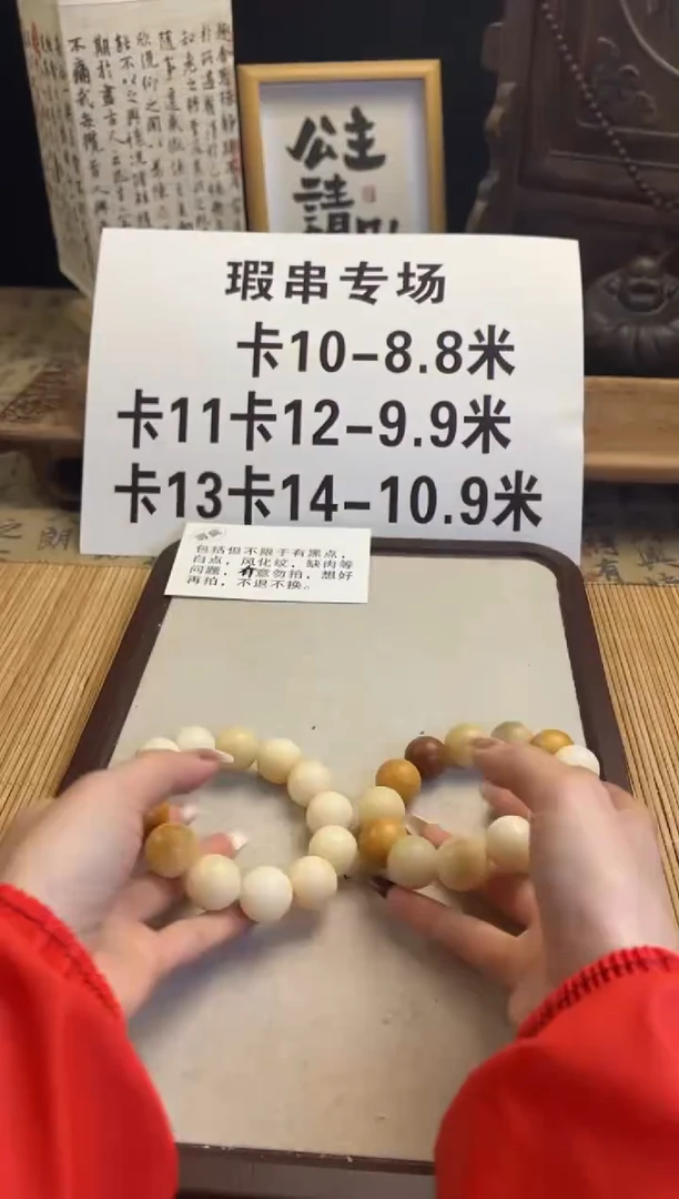 【闪购商品】菩提根/象牙果手串元宵瑕疵专场不退不换621