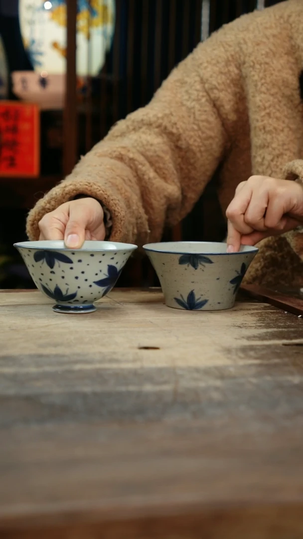 【闪购商品】瓷片景德镇纯手工釉下彩精品餐具