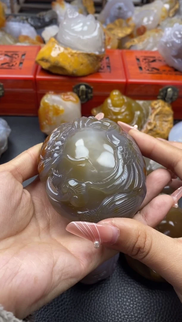 【闪购商品】玛瑙/玉髓手把未镶嵌00