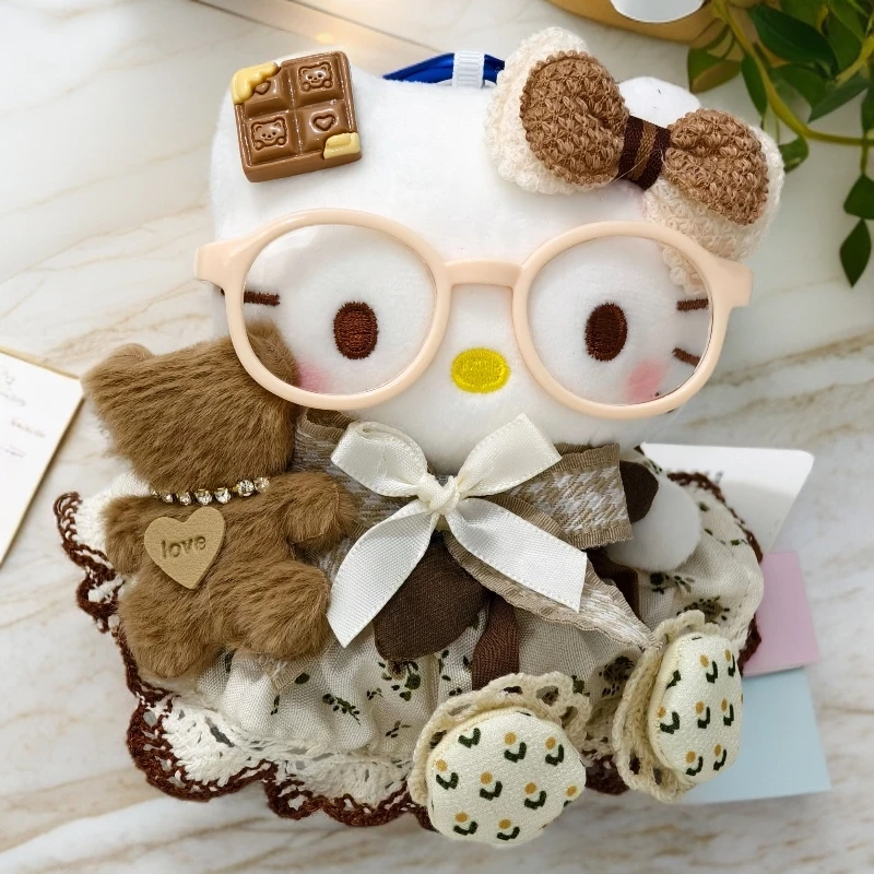 【热卖款】正版HelloKitty毛茸茸包挂手工diy挂件钥匙扣生日礼物