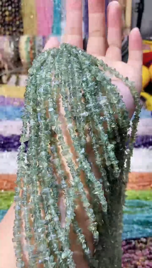 未镶嵌珠宝半成品水晶绿磷灰