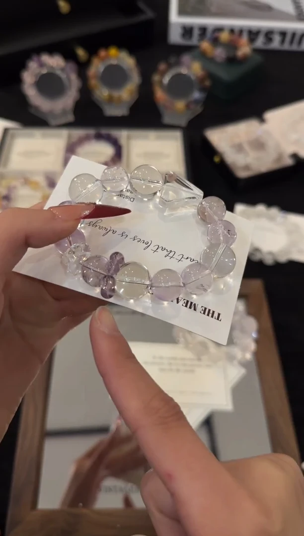 未镶嵌手链水晶白水晶x3680