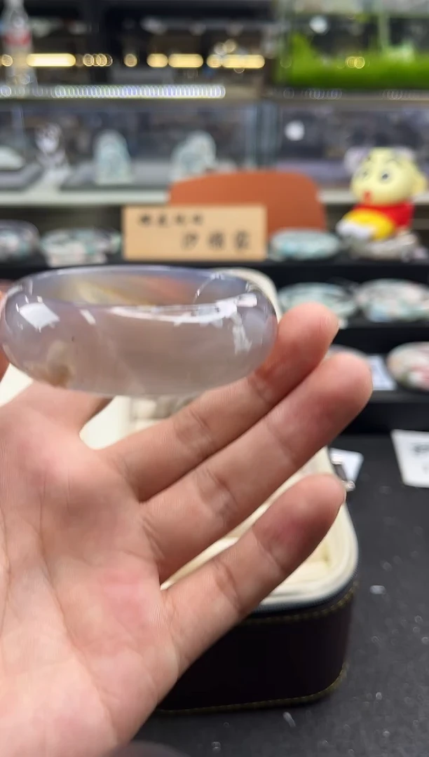 未镶嵌手镯石英质玉尘*丷圈口（赠品镯心）