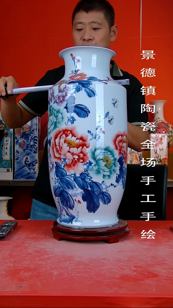 摆件景德镇陶瓷 全场手工手绘