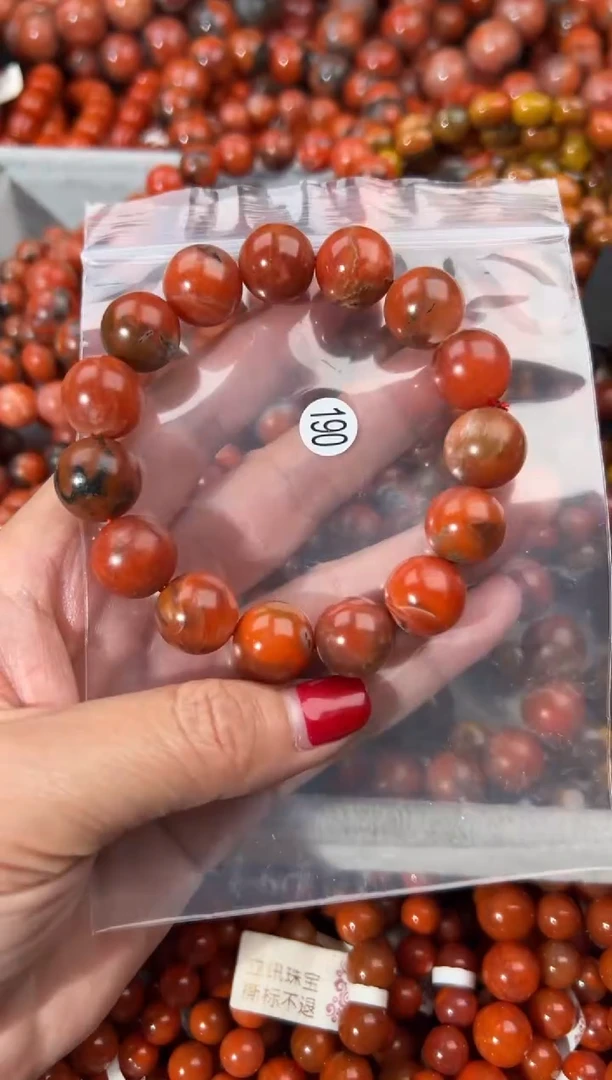 未镶嵌手串南红玛瑙13+