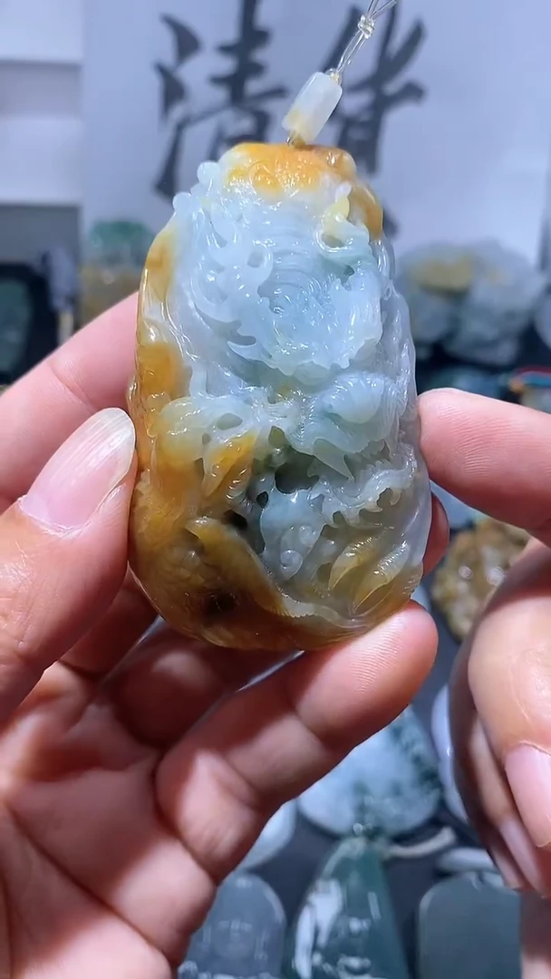 吊坠(不含链)未镶嵌翡翠1
