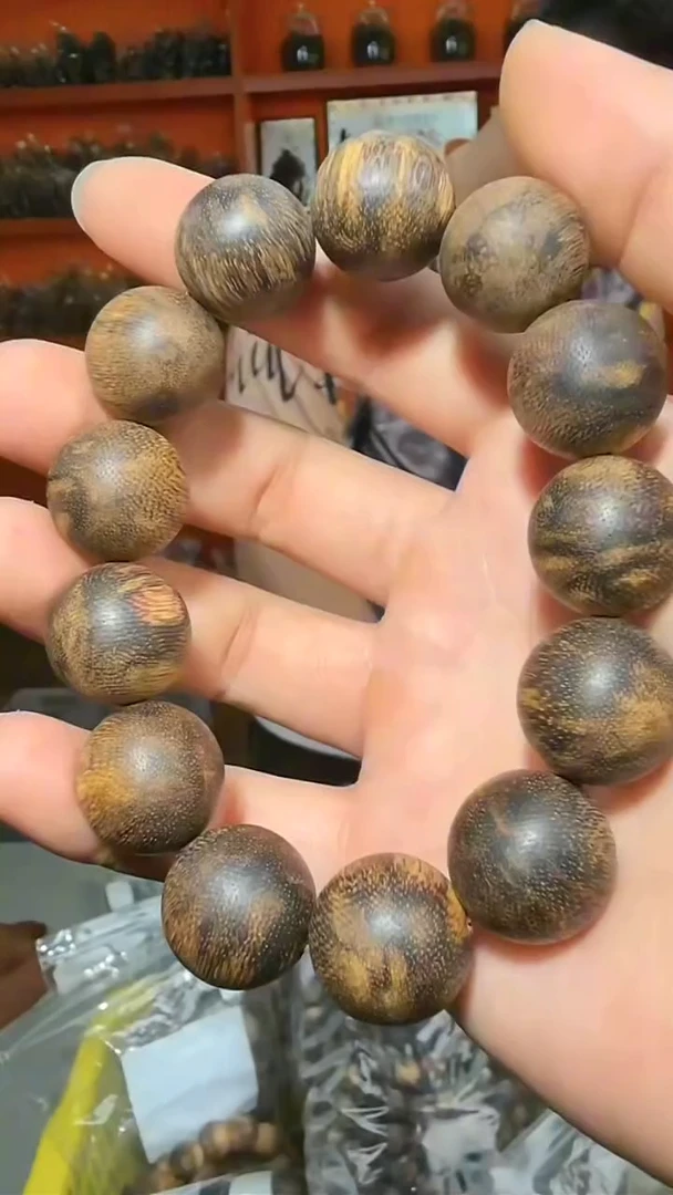 手串b36号沉水达拉干花珠52g1.9多样性发一