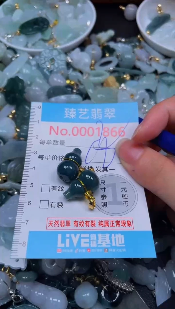 吊坠(不含链)未镶嵌翡翠1866