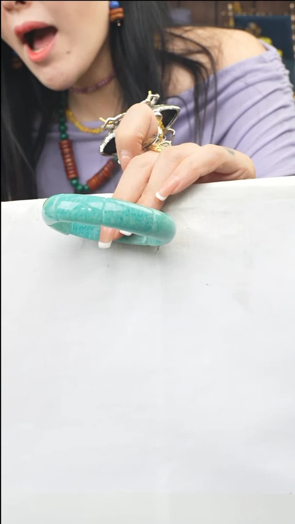 未镶嵌手链天河石多样性发一