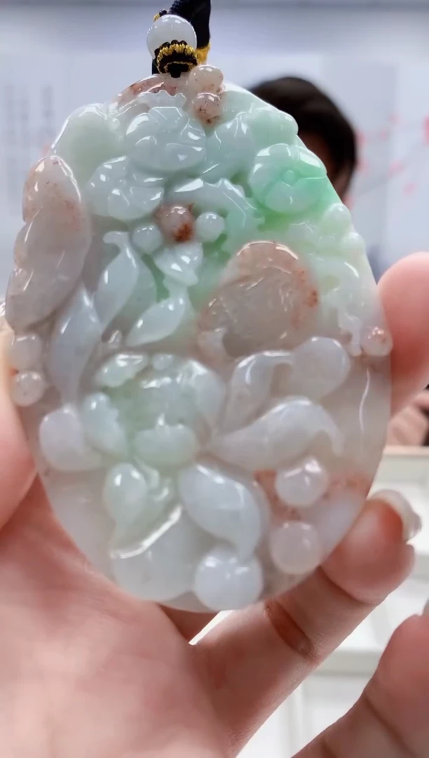 未镶嵌定制翡翠5060jw-毛货挂件59