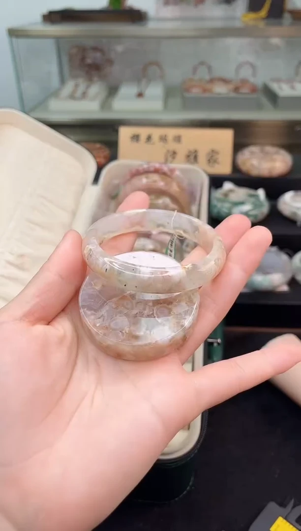 未镶嵌手镯石英质玉55圈口（赠品镯心）36358989