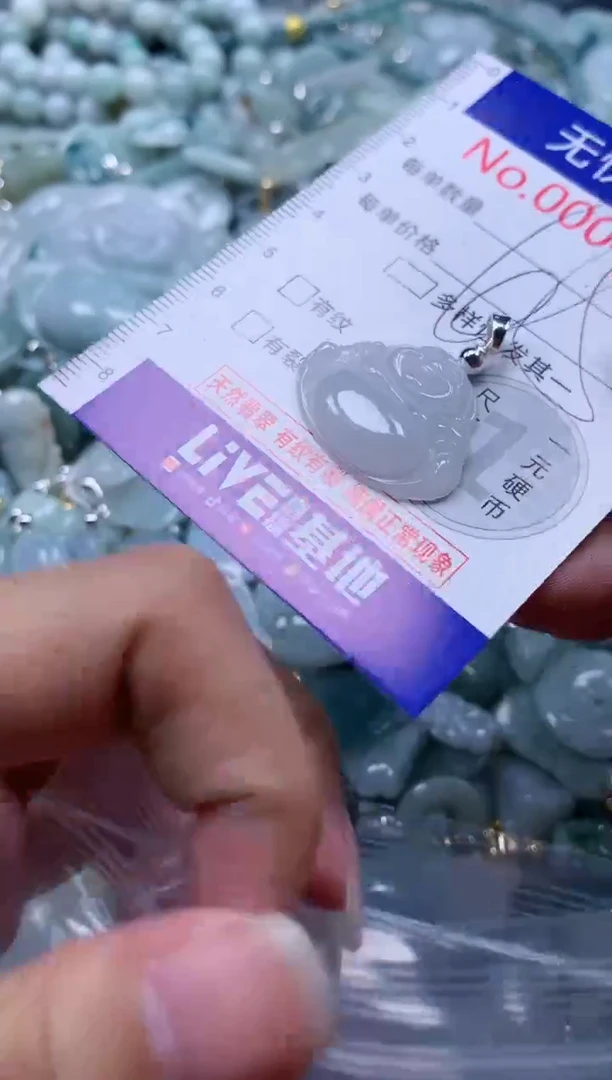 翡翠未镶嵌吊坠(不含链)4043