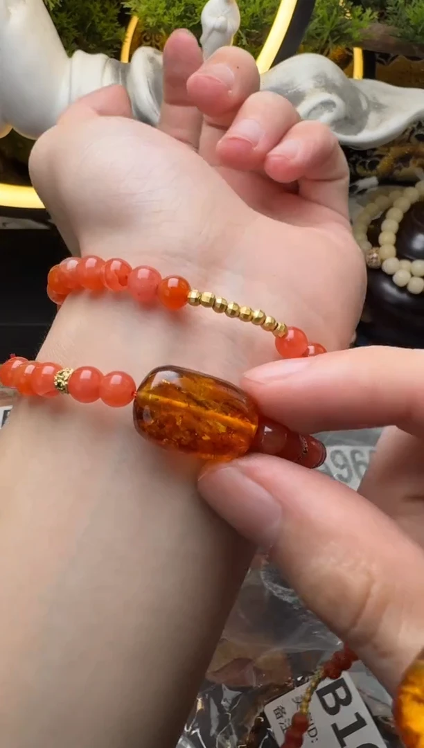 手串未镶嵌南红玛瑙A266南红双圈