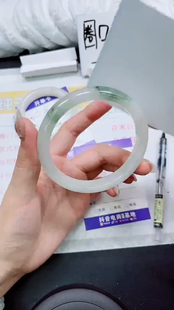 【闪购商品】石英质玉手镯未镶嵌S239-63/64