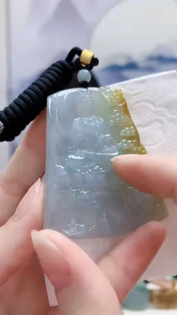 未镶嵌定制翡翠4831ry-毛货挂件11
