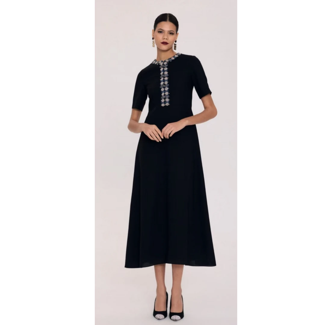 RENIYA原创BALIZZA设计师品牌2025年最新款时尚春夏优雅连衣裙