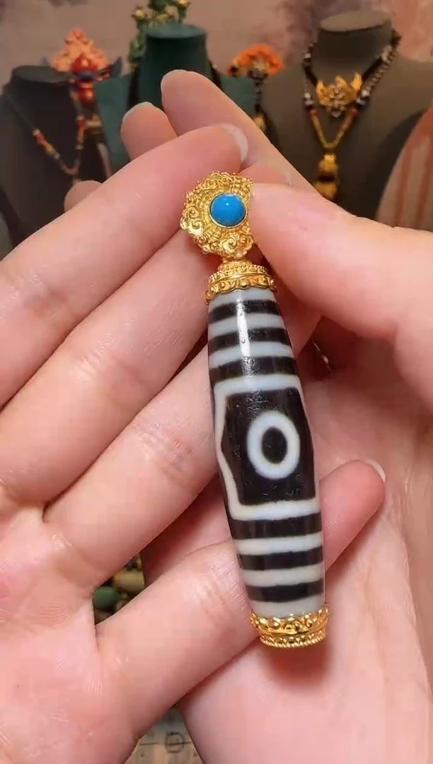 【闪购商品】玛瑙吊坠18K金镶嵌吊坠