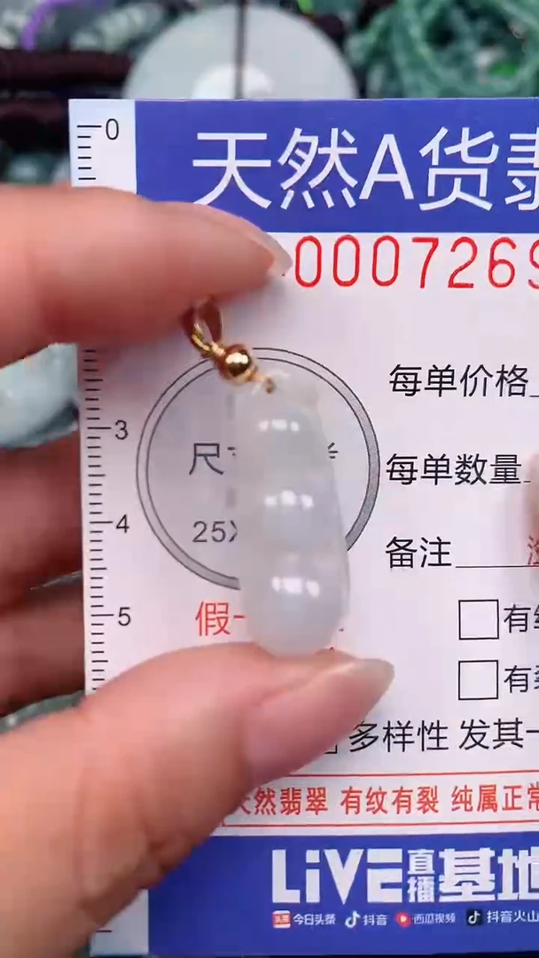 翡翠未镶嵌颈饰...0007269