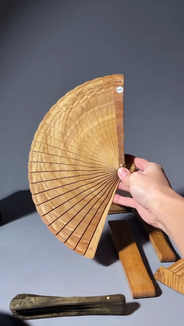 其他楠木（金丝楠）用****3844号18cm小叶桢楠扇子