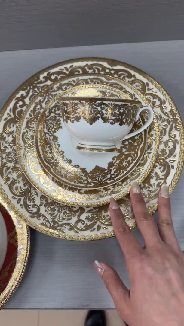 【闪购商品】瓷片大小+咖啡杯碟 1套