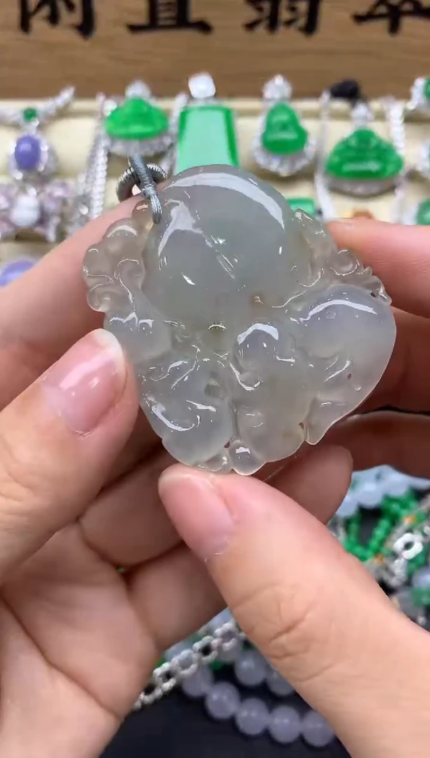 翡翠未镶嵌颈饰112-中国好珍宝