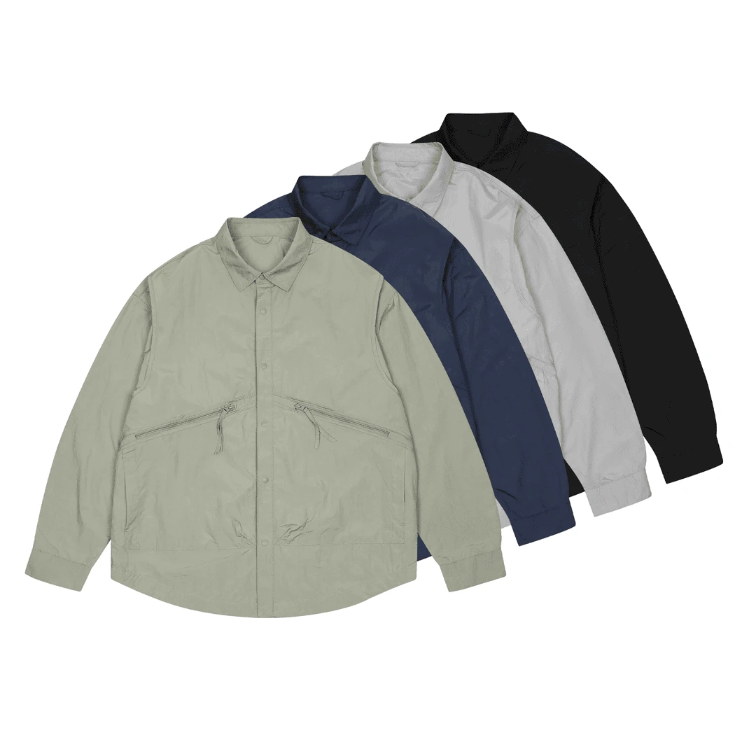 早秋新款简约百搭时尚宽松舒适薄款休闲夹克外套CJ8823