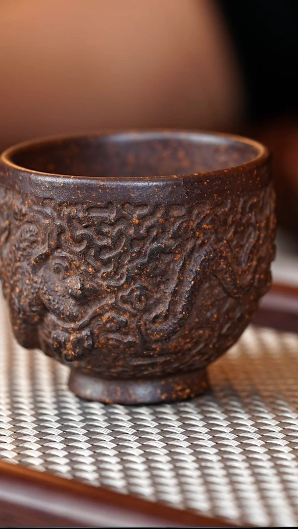 茶杯紫砂紫砂放漏 紫玉金砂 20目粗砂