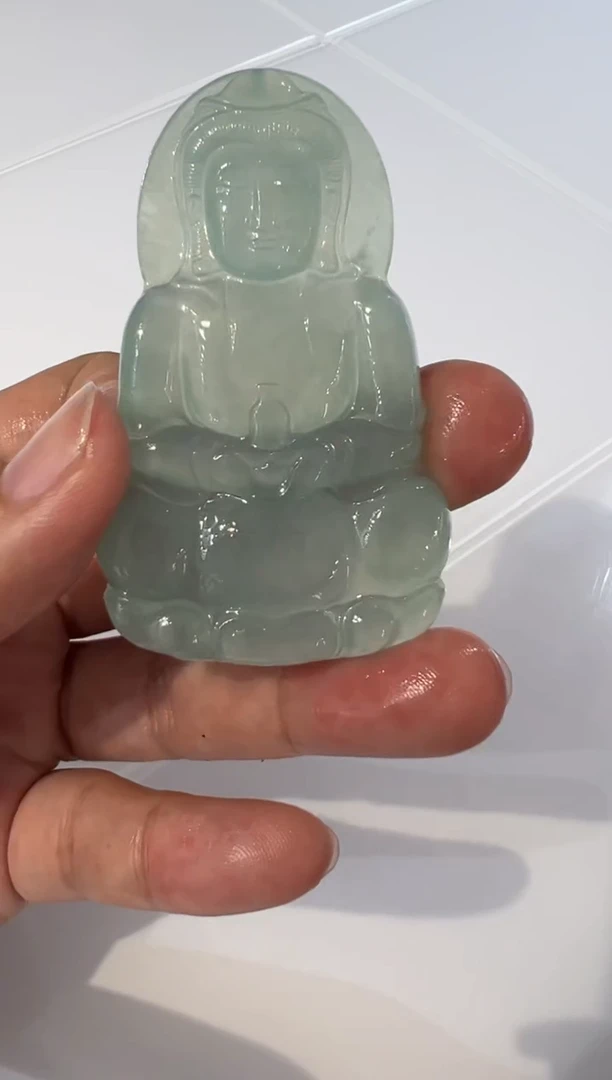未镶嵌定制翡翠观音